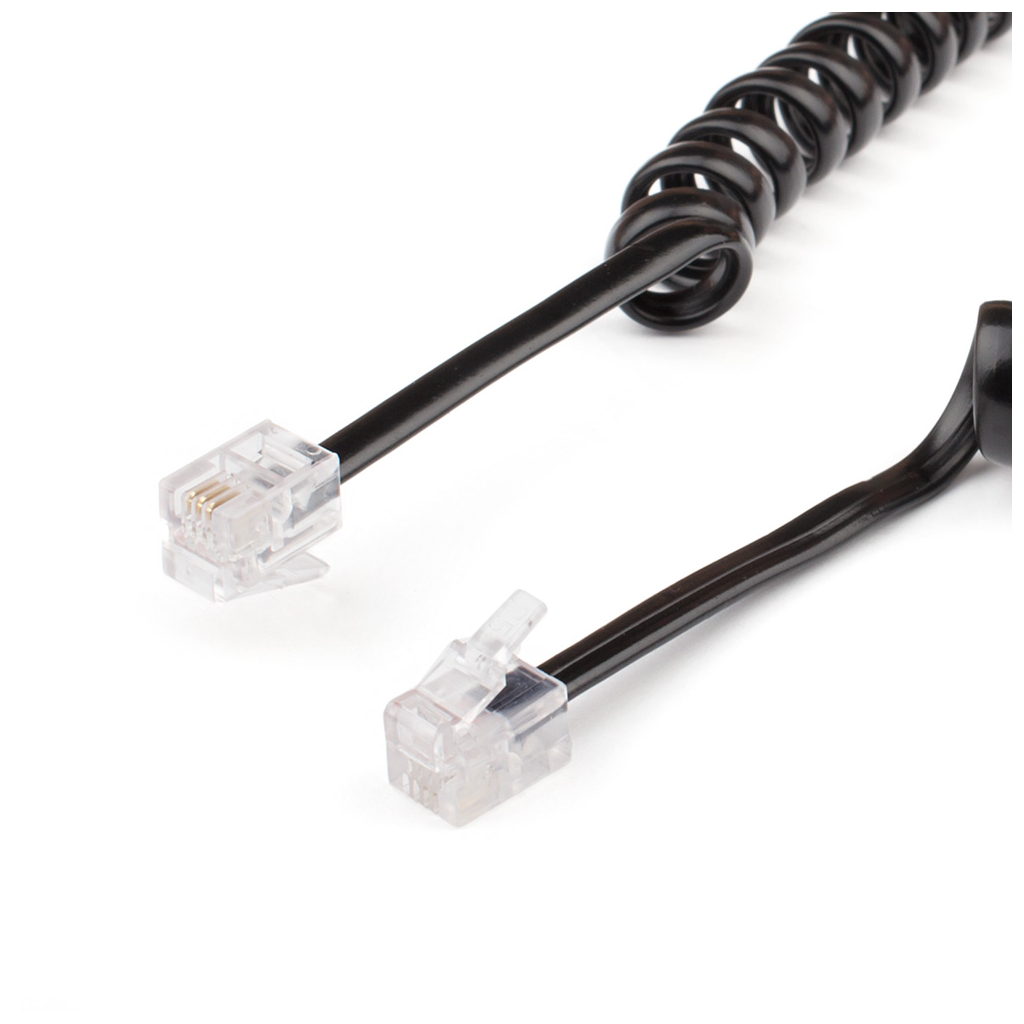 Кабель телефонний Atcom телефонный спиральный 2м RJ9 (17373) - фото 2 Кабель телефонний Atcom телефонный спиральный 2м RJ9 (17373) - фото 2