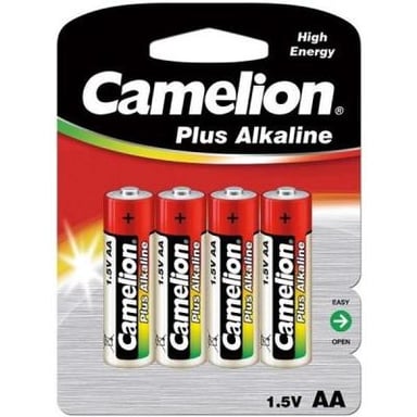 Батарейка Camelion AA LR6 Plus Alkaline * 4 (LR6-BP4) - фото 1