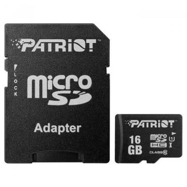 Карта пам'яті Patriot 16GB microSD class10 UHS-I (PSF16GMCSDHC10) - фото 1