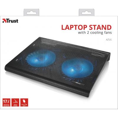 Підставка до ноутбука Trust Azul Laptop Cooling Stand with dual fans (20104) - фото 9 Підставка до ноутбука Trust Azul Laptop Cooling Stand with dual fans (20104) - фото 9