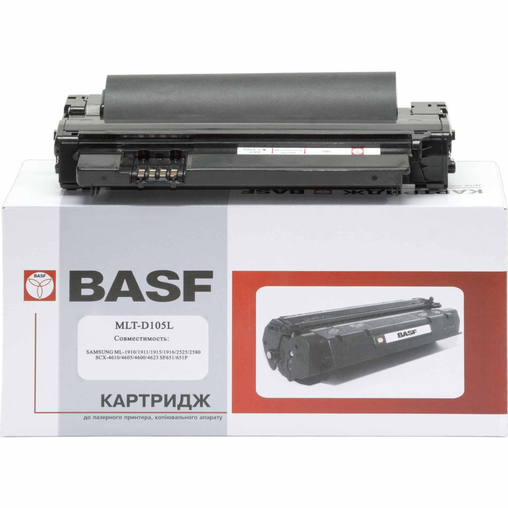Картридж BASF для Samsung ML-1910/2525/SCX-4600/4623 (KT-MLTD105L) - фото 2 Картридж BASF для Samsung ML-1910/2525/SCX-4600/4623 (KT-MLTD105L) - фото 2