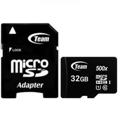 Карта пам'яті Team 32Gb microSDHC class 10 (TUSDH32GCL10U03) - фото 2