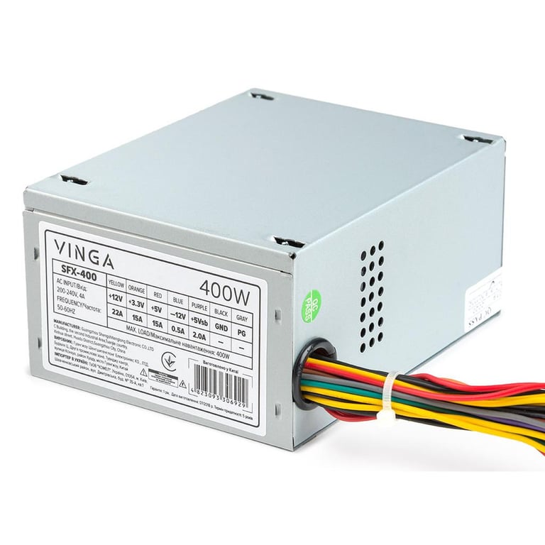 Блок живлення Vinga 400W ОЕМ (SFX-400) - фото 3