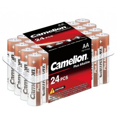 Батарейка Camelion AA Plus Alkaline LR6 * 24 (LR6-PB24) - фото 1