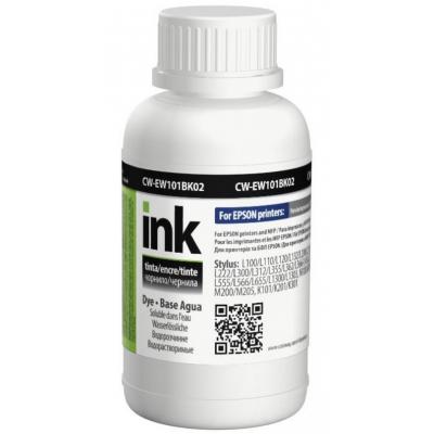 Чорнило ColorWay Epson L-100/200, 200 мл Black (CW-EW101BK02) - фото 1
