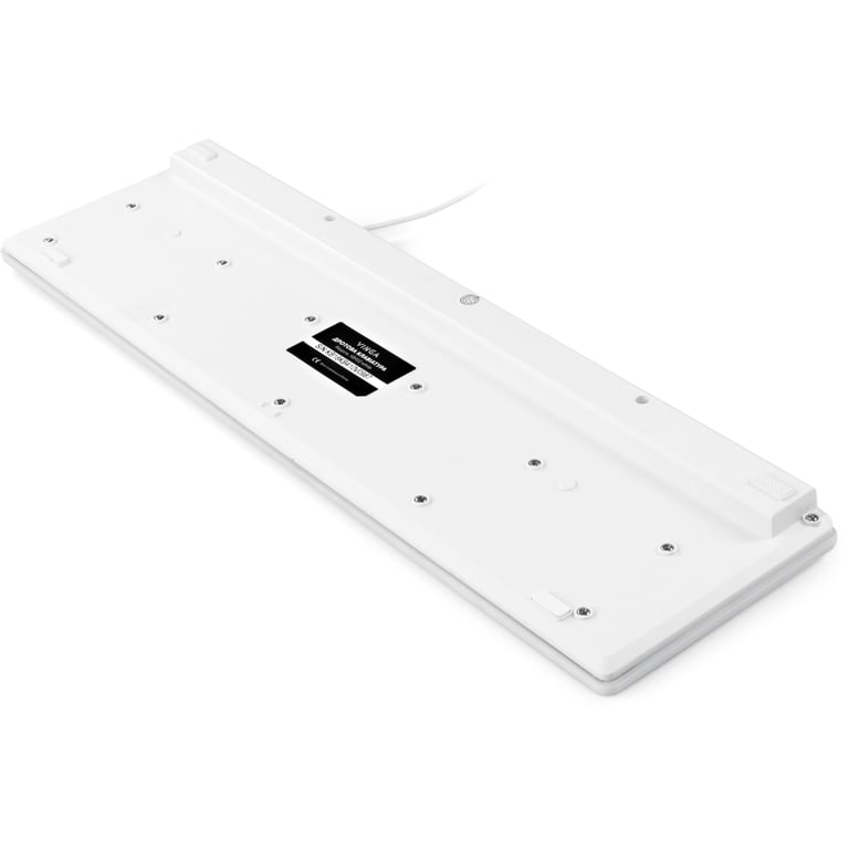 Клавіатура Vinga KB410 White - фото 5