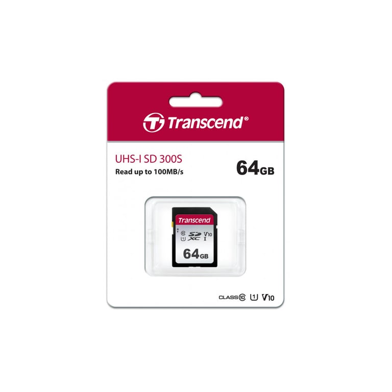 Карта пам'яті Transcend 64GB SDXC class 10 UHS-I U3 V10 (TS64GSDC300S) - фото 2