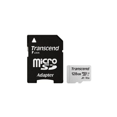 Карта пам'яті Transcend 128GB microSDXC class 10 UHS-I U3 (TS128GUSD300S-A) - фото 1