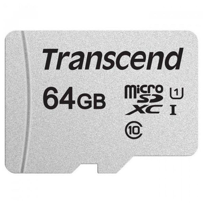 Карта пам'яті Transcend 64GB microSDXC class 10 UHS-I U1 (TS64GUSD300S-A) - фото 2