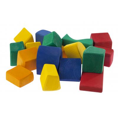 Конструктор Nic деревянный Большой цветной 17 эл. (NIC523287) - фото 1 Конструктор Nic деревянный Большой цветной 17 эл. (NIC523287) - фото 1