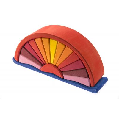 Конструктор Nic деревянный Восход красный (NIC523321) - фото 1 Конструктор Nic деревянный Восход красный (NIC523321) - фото 1