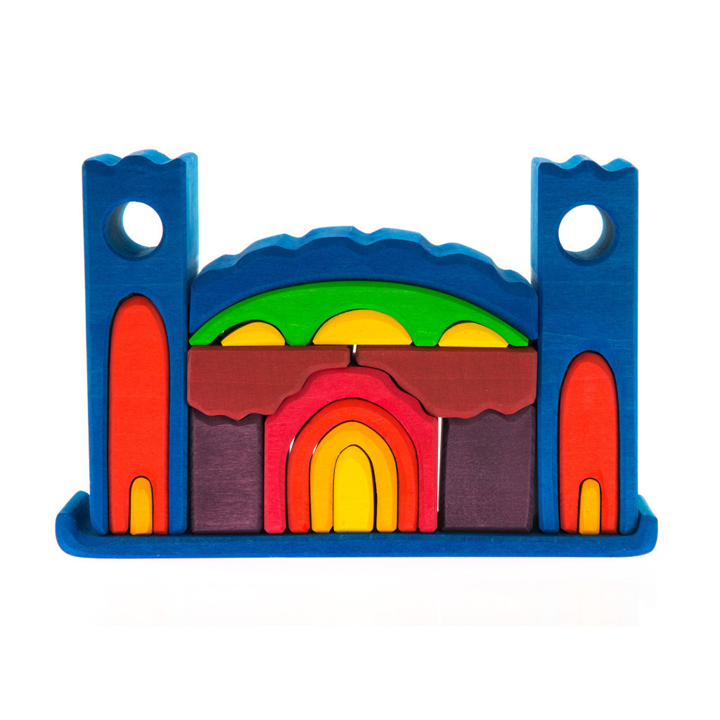 Конструктор Nic деревянный Все в замке синий (NIC523268) - фото 1 Конструктор Nic деревянный Все в замке синий (NIC523268) - фото 1