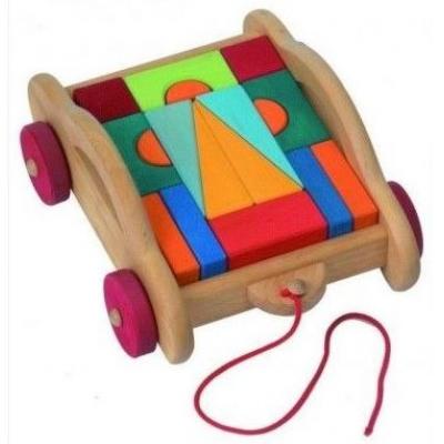 Конструктор Nic деревянный Тоскана с тележкой 17 эл. (NIC523316) - фото 1 Конструктор Nic деревянный Тоскана с тележкой 17 эл. (NIC523316) - фото 1