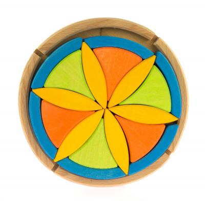 Конструктор Nic деревянный Цветок (NIC523062) - фото 1 Конструктор Nic деревянный Цветок (NIC523062) - фото 1