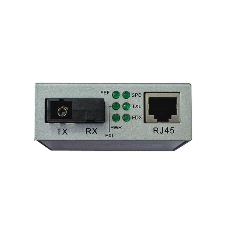 Медіаконвертер Step4Net 10/100Base-TX to 100Base-FX, SM, 1310nm, SC/PC, 20км (MC-D-0,1-1SM-1310nm-20) - фото 1