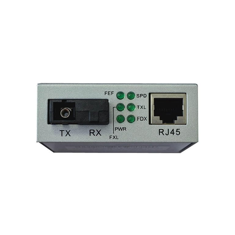 Медіаконвертер Step4Net 10/100Base-TX to 100Base-FX, SM, 1550nm, SC/PC, 20км (MC-D-0,1-1SM-1550nm-20) - фото 1