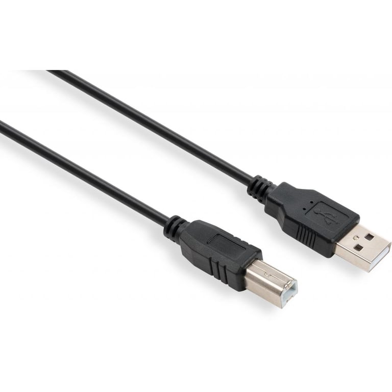 Кабель для принтера USB 2.0 AM/BM 1.8 m Vinga (VCPDCAMBM1.8BK) - фото 1