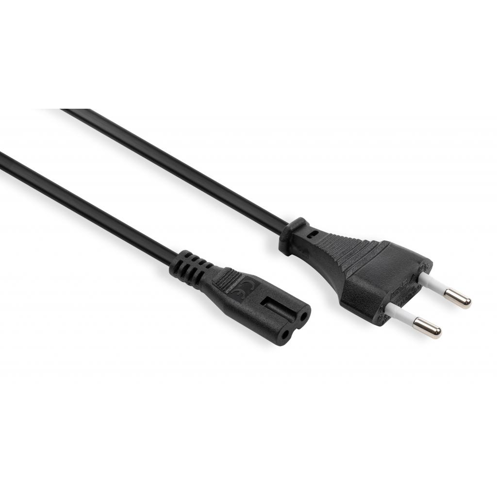 Кабель живлення C7 1.8m Vinga (VCPPCC71.8BK) - фото 1