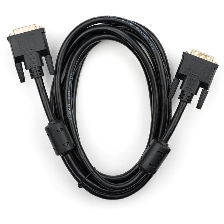 Кабель мультимедійний DVI M to DVI M 3.0m 24+1pin Vinga (VCPDCDVIMM3BK) - фото 2