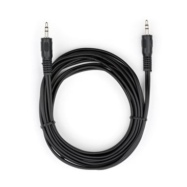 Кабель мультимедійний Jack 3.5mm 3 m MM 3С Vinga (VCPDCJ35MM3BK) - фото 1