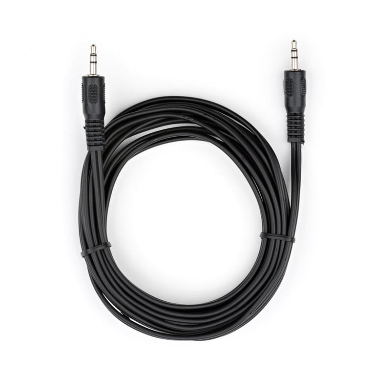 Кабель мультимедійний Jack 3.5mm 3 m MM 3С Vinga (VCPDCJ35MM3BK) - фото 1