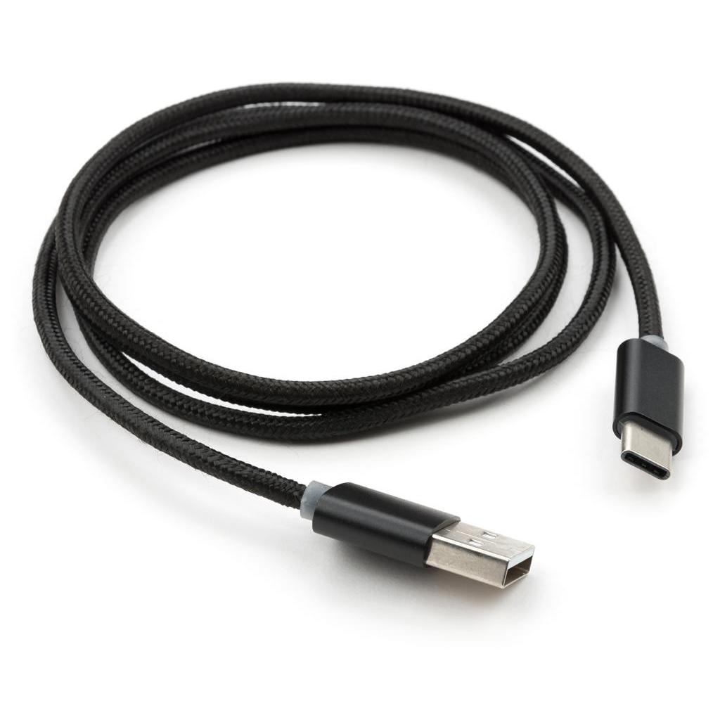 Дата кабель USB 2.0 AM to Type-C 1m LED black Vinga (VCPDCTCLED1BK) - фото 2 Дата кабель USB 2.0 AM to Type-C 1m LED black Vinga (VCPDCTCLED1BK) - фото 2