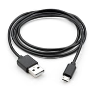 Дата кабель USB 2.0 AM to Micro 5P PVC 1m black Vinga (VCPDCM1BK) - фото 2