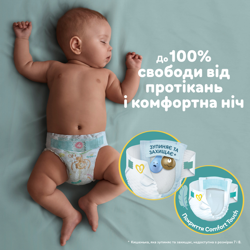 Підгузки Pampers Active Baby Junior Розмір 5 (11-16 кг) 150 шт. (8001090910981) - фото 6 Підгузки Pampers Active Baby Junior Розмір 5 (11-16 кг) 150 шт. (8001090910981) - фото 6