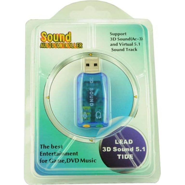Звукова плата Atcom USB-sound card (5.1) 3D sound (Windows 7 ready) (7807) - фото 4