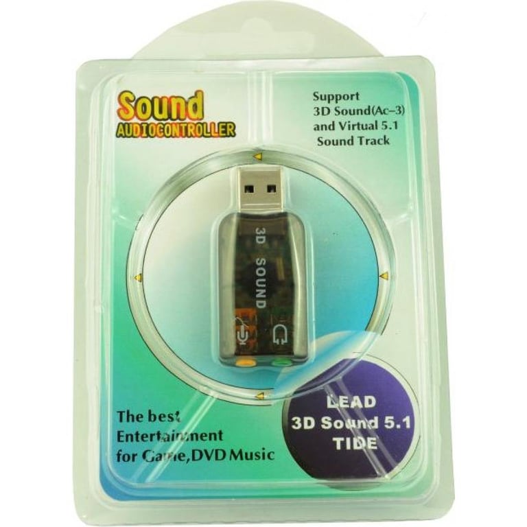 Звукова плата Atcom USB-sound card (5.1) 3D sound (Windows 7 ready) (7807) - фото 5