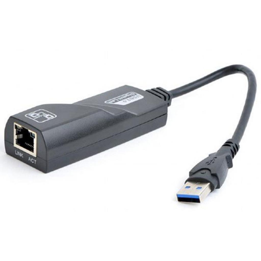 Адаптер USB3.0 to Gigabit Ethernet RJ45 Gembird (NIC-U3-02) - фото 1