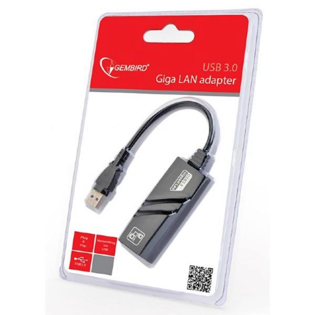 Адаптер USB3.0 to Gigabit Ethernet RJ45 Gembird (NIC-U3-02) - фото 2 Адаптер USB3.0 to Gigabit Ethernet RJ45 Gembird (NIC-U3-02) - фото 2