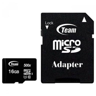Карта пам'яті Team 16GB microSD class 10 UHS-I (TUSDH16GCL10U03) - фото 1