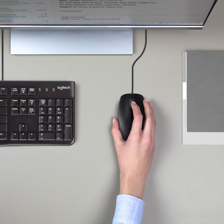 Мишка Logitech B110 Silent Black (910-005508) - фото 2