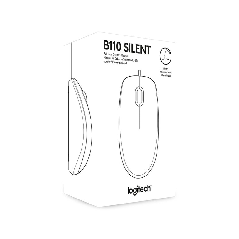 Мишка Logitech B110 Silent Black (910-005508) - фото 6