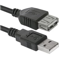 Дата кабель USB 2.0 AM/AF 3m Defender (87453) - фото 2