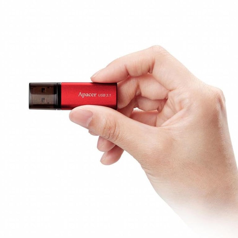 USB флеш накопичувач Apacer 32GB AH25B Red USB 3.1 Gen1 (AP32GAH25BR-1) - фото 4