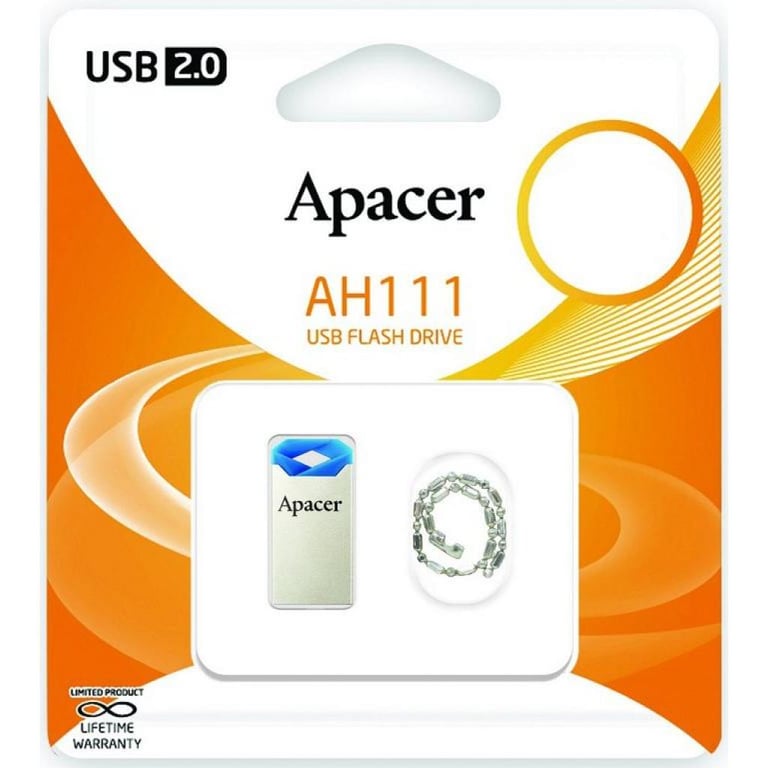 USB флеш накопичувач Apacer 64GB AH111 Blue USB 2.0 (AP64GAH111U-1) - фото 6
