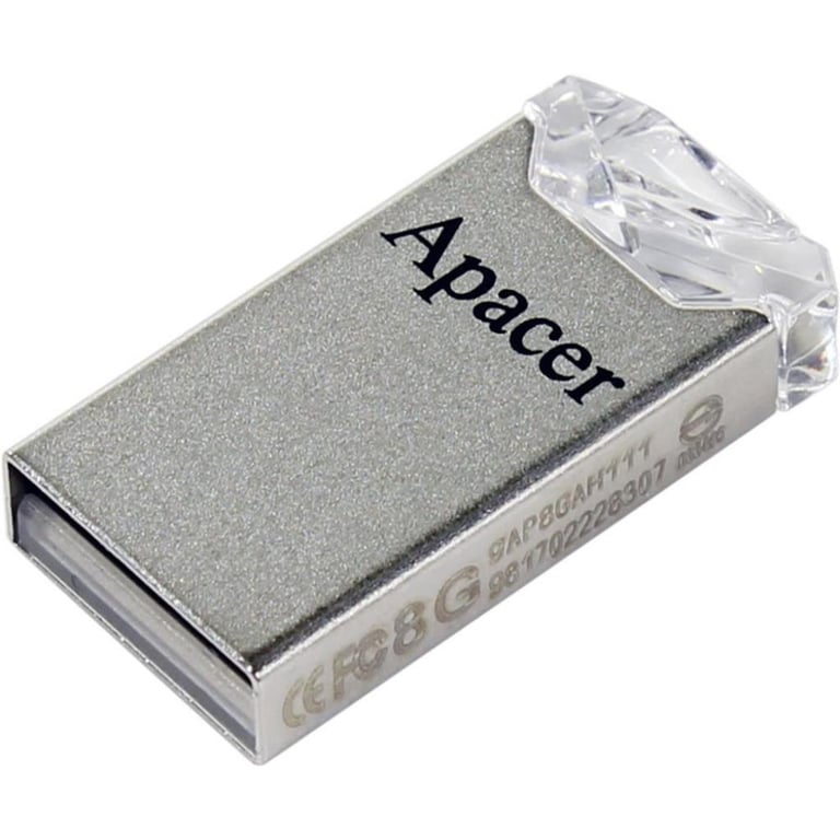 USB флеш накопичувач Apacer 64GB AH111 Crystal USB 2.0 (AP64GAH111CR-1) - фото 2