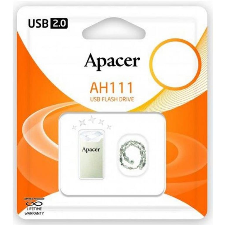 USB флеш накопичувач Apacer 64GB AH111 Crystal USB 2.0 (AP64GAH111CR-1) - фото 4