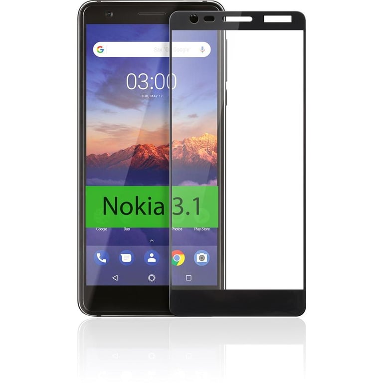 Скло захисне Vinga для Nokia 3.1 Black (VTPGS-N31B) - фото 5