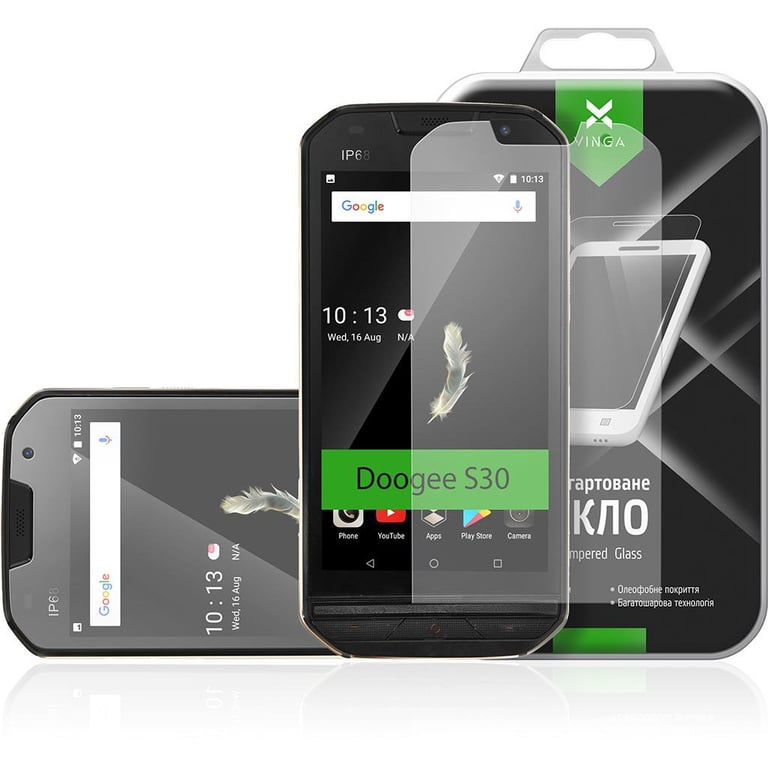 Скло захисне Vinga для Doogee S30 (VTPGS-DS30) - фото 3