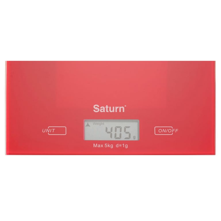Ваги кухонні Saturn ST-KS7810 Red - фото 2