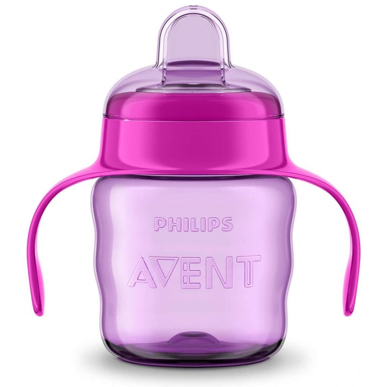 Поїльник-непроливайка Philips AVENT з м'яким носиком 200 мл рожевий, 6 міс+ (SCF551/03) - фото 2