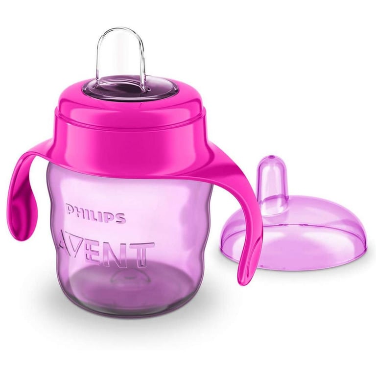 Поїльник-непроливайка Philips AVENT з м'яким носиком 200 мл рожевий, 6 міс+ (SCF551/03) - фото 3