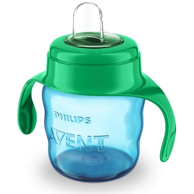 Поїльник-непроливайка Philips AVENT з м'яким носиком 200 мл блакитний, 6 міс+ (SCF551/05) - фото 1