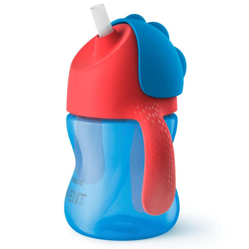 Поїльник-непроливайка Philips AVENT з трубочкою 210 мл 9 міс+, синій (SCF796/01) Поїльник-непроливайка Philips AVENT з трубочкою 210 мл 9 міс+, синій (SCF796/01)