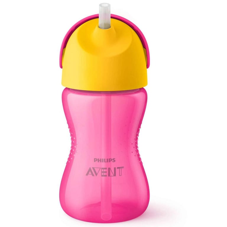 Поїльник-непроливайка Philips AVENT з трубочкою 300 мл 12 міс+, рожевий (SCF798/02) - фото 2