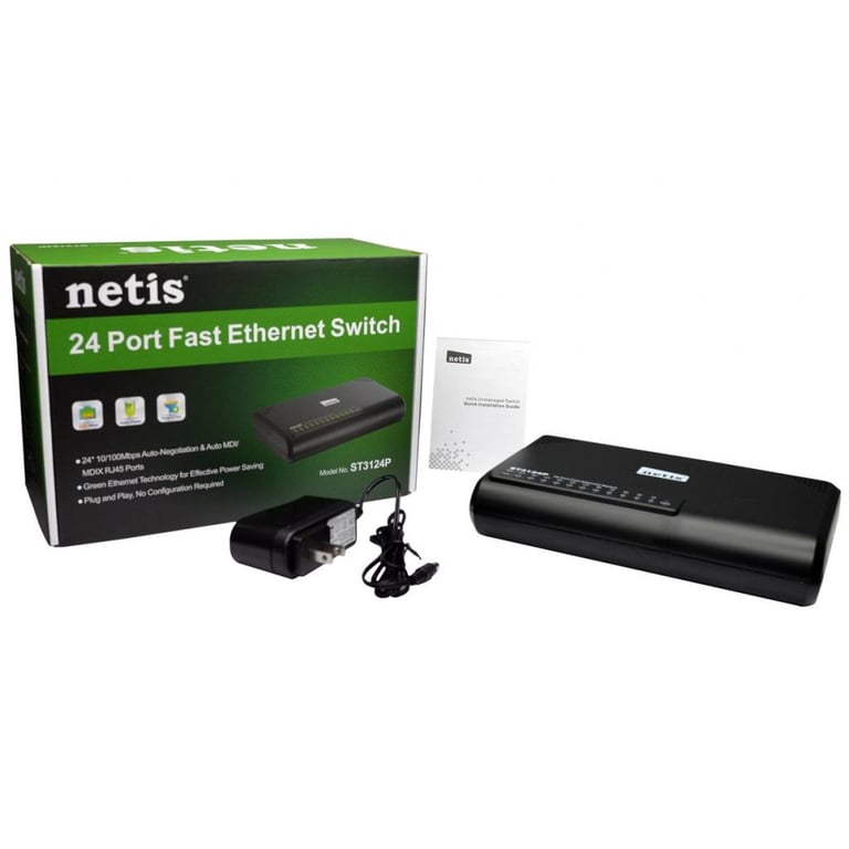 Комутатор мережевий Netis ST3124P - фото 4