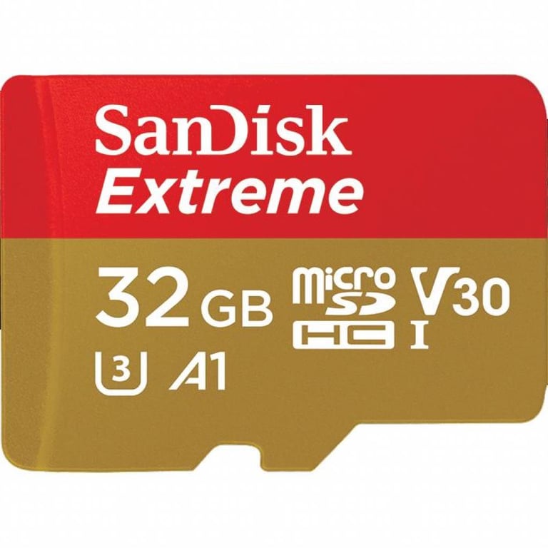 Карта пам'яті SanDisk 32GB microSD class 10 UHS-I U3 V30 A1 Extreme (SDSQXAF-032G-GN6AT) - фото 2
